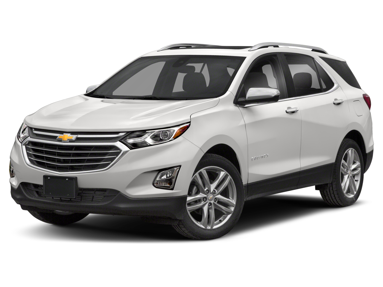 2020 Chevrolet Equinox Premier in Nightfall Gray Metallic — front three-quarter view