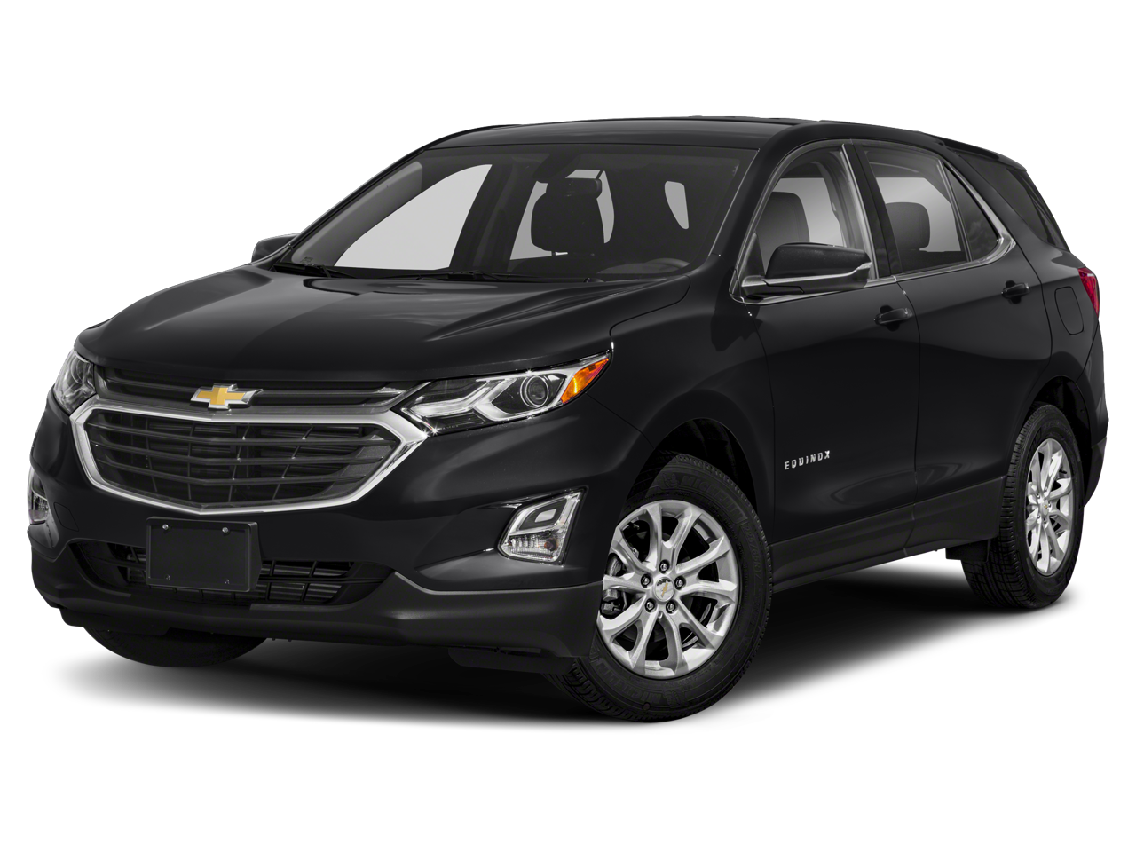 2021 Chevrolet Equinox LT in Summit White — front three-quarter view