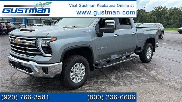 2024 Chevrolet Silverado 2500 HD LTZ in Sterling Gray Metallic — front three-quarter view