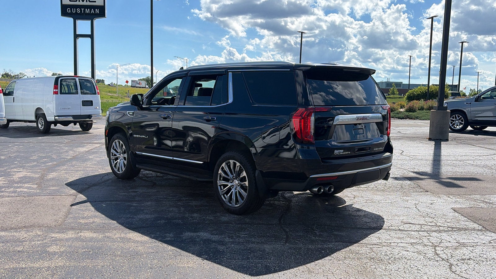 2022 GMC Yukon — rear three-quarter view