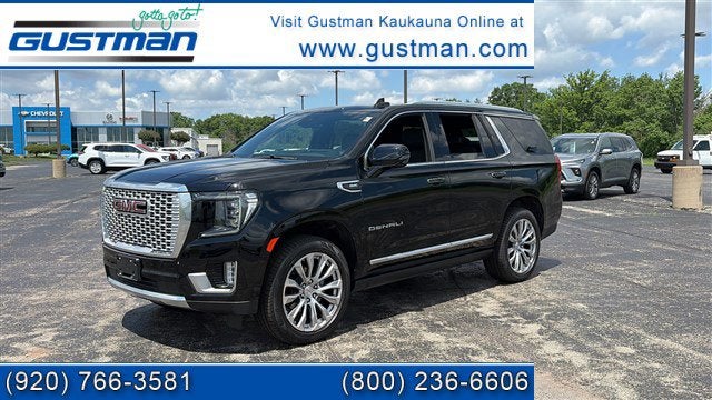 2024 GMC Yukon Denali in Onyx Black — front three-quarter view