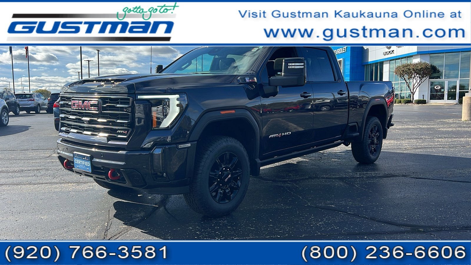 2024 GMC Sierra 2500 HD AT4 in Titanium Rush Metallic — front three-quarter view