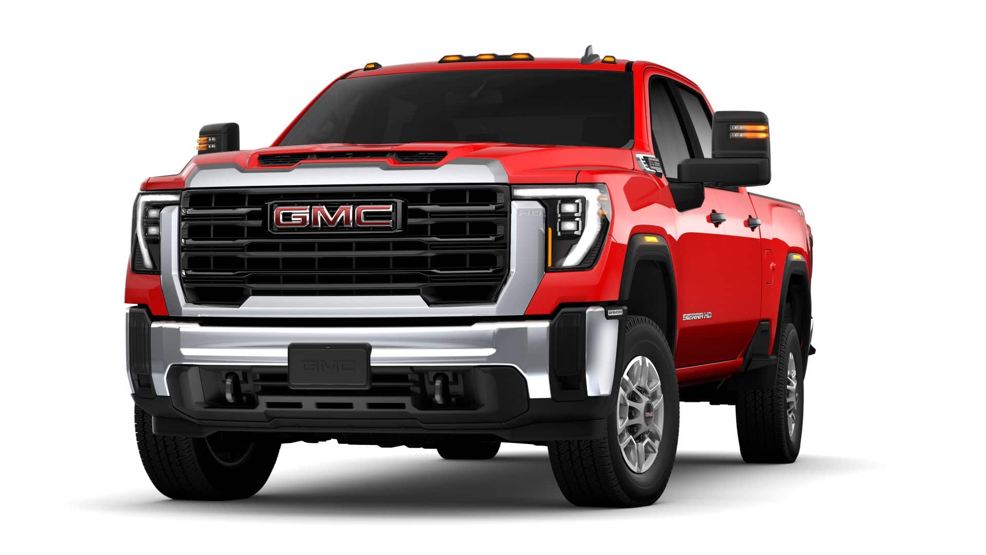 2026 GMC Sierra 2500 HD Pro in Cardinal Red — front three-quarter view