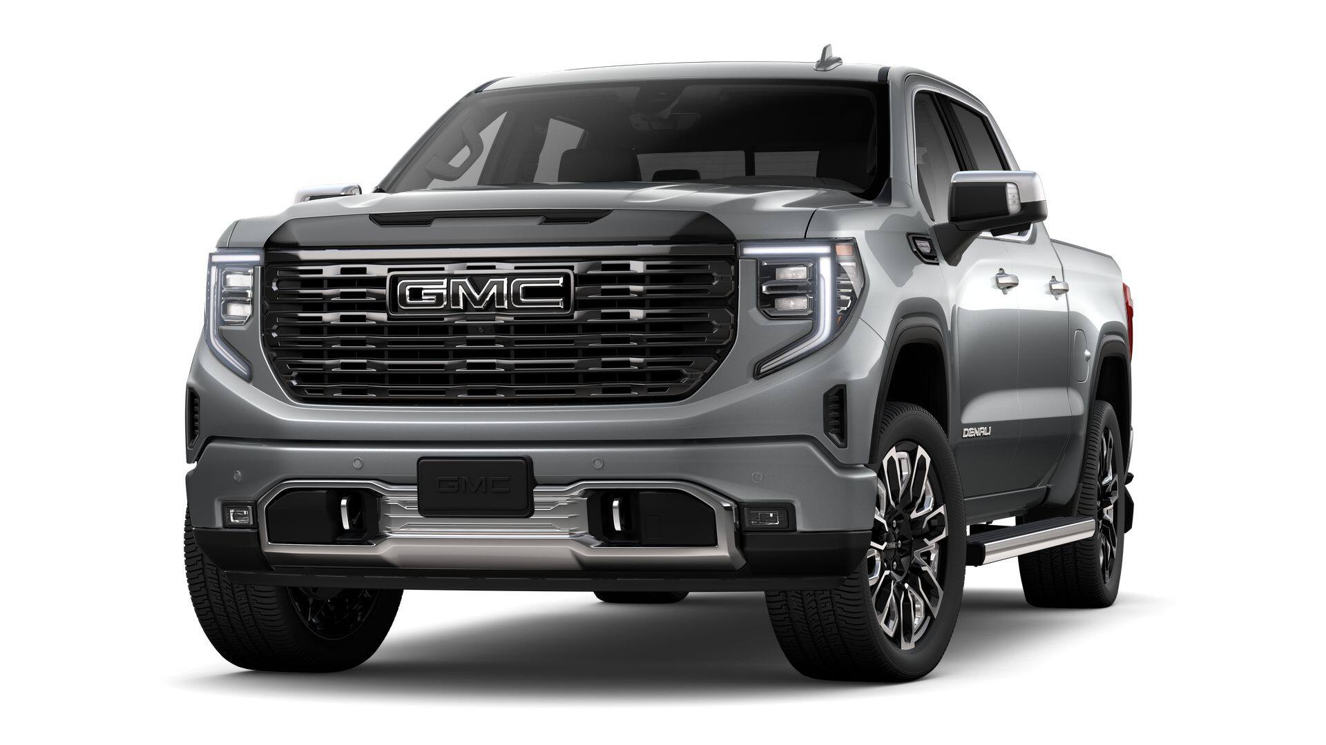 2026 GMC Sierra 1500 Denali Ultimate in Sterling Metallic — front three-quarter view