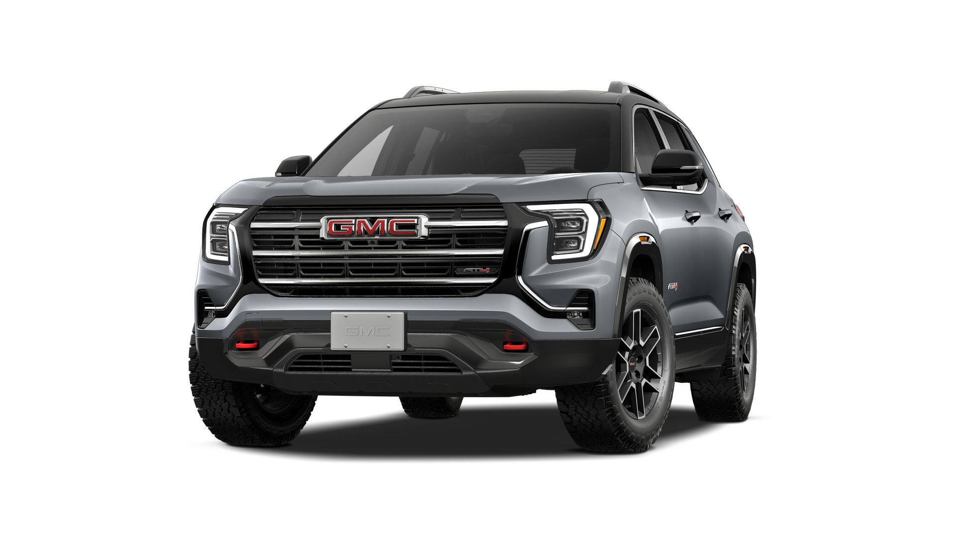 2027 GMC Terrain AWD AT4 in Sterling Metallic — front three-quarter view