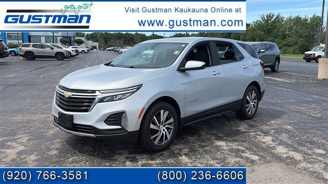 2022 Chevrolet Equinox LT in Silver Ice Metallic — front three-quarter view