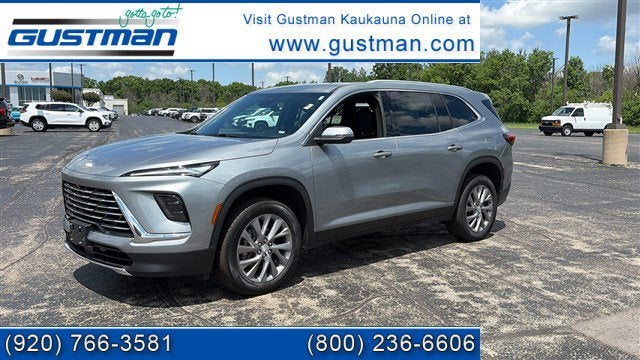 2026 Buick Enclave Preferred in Moonstone Gray Metallic — front three-quarter view