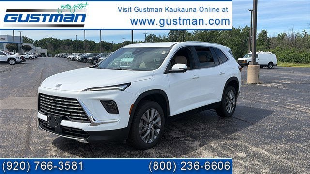 2026 Buick Enclave Preferred in Summit White — front three-quarter view