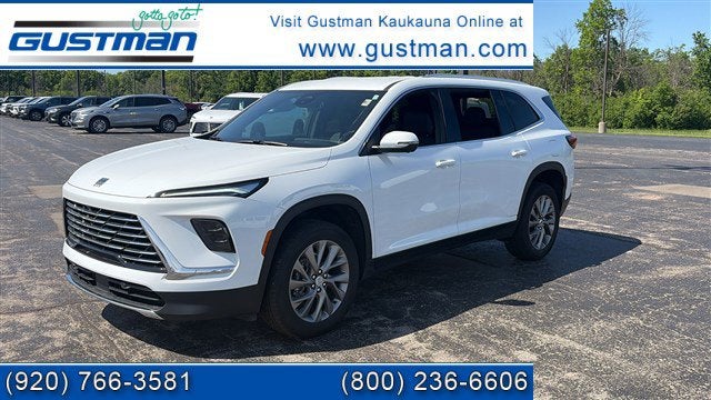 2026 Buick Enclave Preferred in Summit White — front three-quarter view