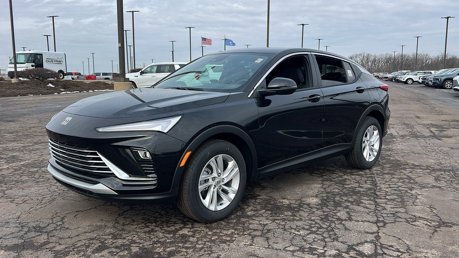2026 Buick Envista Preferred in Ebony Twilight Metallic — front three-quarter view