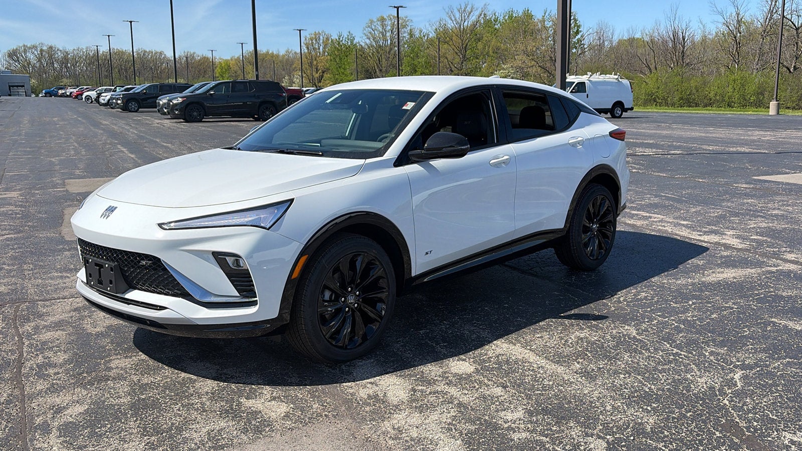 2026 Buick Envista Sport Touring in Summit White — front three-quarter view