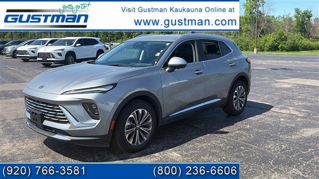 2024 Buick Envision Preferred in Moonstone Gray Metallic — front three-quarter view